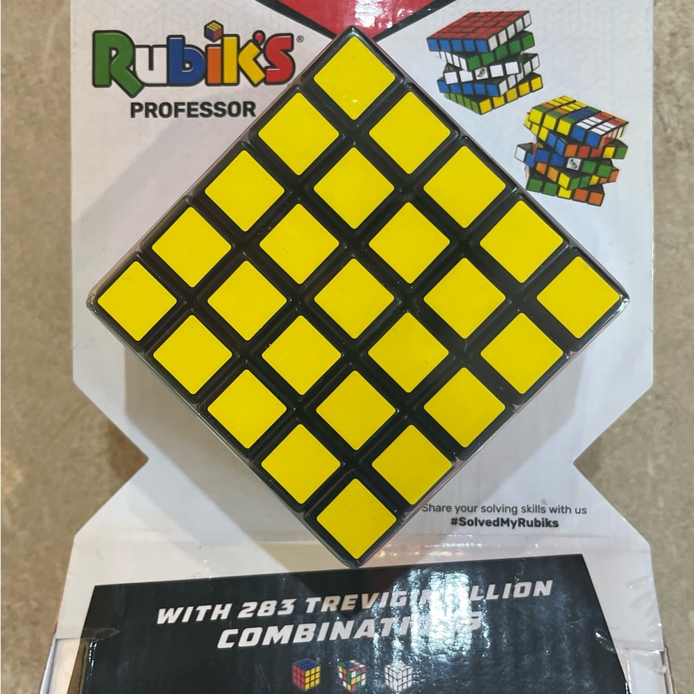 Professor 5x5 Puzzle Cube - White - Picture 5 of 7